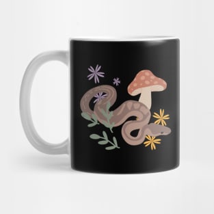 Cottagecore Ball Python Snake Mug